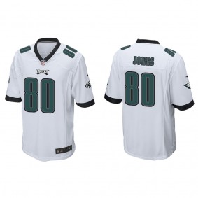 Men's Julio Jones Eagles White Game Jersey