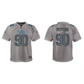 Julius Peppers Youth Carolina Panthers Gray Atmosphere Game Jersey