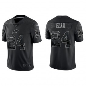 Kaiir Elam Buffalo Bills Black Reflective Limited Jersey