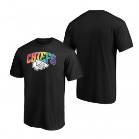 Kansas City Chiefs Black Pride Logo T-Shirt