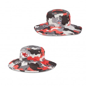 Kansas City Chiefs Camo 2022 NFL Training Camp Official Panama Bucket Hat