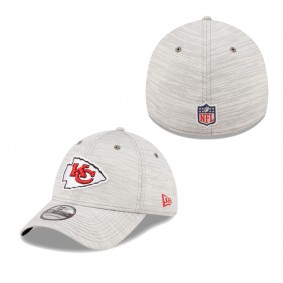 Kansas City Chiefs Gray 2022 NFL Training Camp Official Coach 39THIRTY Flex Hat