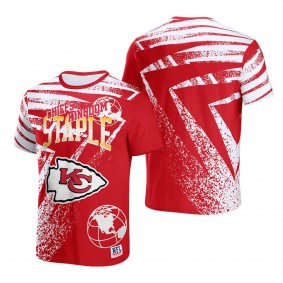 Men's Kansas City Chiefs NFL x Staple Red All Over Print T-Shirt