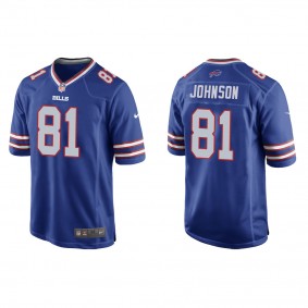 Men's KeeSean Johnson Buffalo Bills Royal Game Jersey