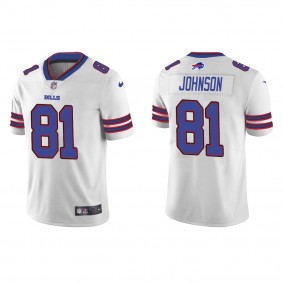 Men's KeeSean Johnson Buffalo Bills White Vapor Limited Jersey