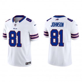 Men's Buffalo Bills KeeSean Johnson White Vapor F.U.S.E. Limited Jersey