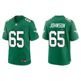 Lane Johnson Philadelphia Eagles Kelly Green Alternate Game Jersey