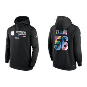 Lawrence Taylor New York Giants 2022 Crucial Catch Therma Performance Pullover Hoodie