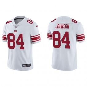 Men's New York Giants Marcus Johnson White Vapor Limited Jersey