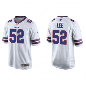 Men's Buffalo Bills Marquel Lee White Game Jersey