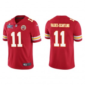 Marquez Valdes-Scantling Men's Kansas City Chiefs Super Bowl LVII Red Vapor Limited Jersey