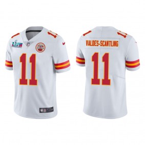 Marquez Valdes-Scantling Men's Kansas City Chiefs Super Bowl LVII White Vapor Limited Jersey