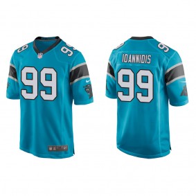 Men's Carolina Panthers Matt Ioannidis Blue Game Jersey