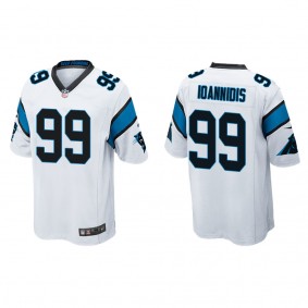 Men's Carolina Panthers Matt Ioannidis White Game Jersey