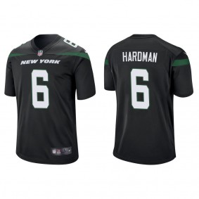 Men's Mecole Hardman New York Jets Black Game Jersey