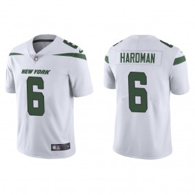 Men's Mecole Hardman New York Jets White Vapor Limited Jersey