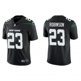 Men's New York Jets James Robinson Black Vapor Limited Jersey