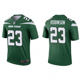 Men's New York Jets James Robinson Green Legend Jersey