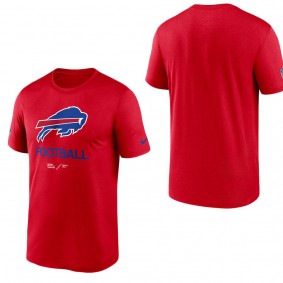 Men's Buffalo Bills Nike Red Infographic Performance T-Shirt