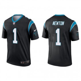 Men's Cam Newton Carolina Panthers Black Legend Jersey