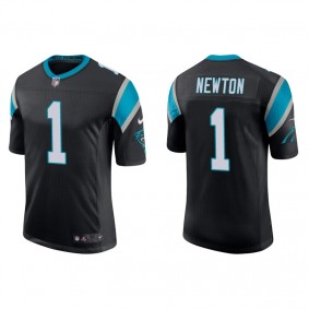 Men's Cam Newton Carolina Panthers Black Vapor Limited Jersey