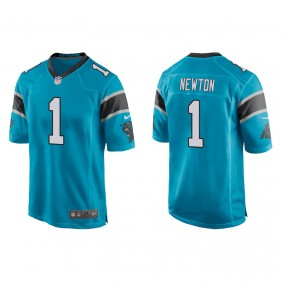 Men's Cam Newton Carolina Panthers Blue Game Jersey