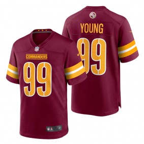 Men's Washington Commanders Chase Young Nike Burgundy Game Jersey