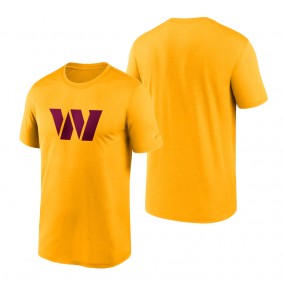 Men's Washington Commanders Nike Gold Essential Legend T-Shirt