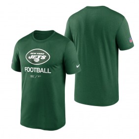 Men's New York Jets Nike Green Infographic Performance T-Shirt