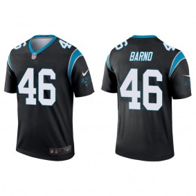 Men's Carolina Panthers Amare Barno Black Legend Jersey