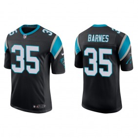 Men's Carolina Panthers Kalon Barnes Black Vapor Limited Jersey