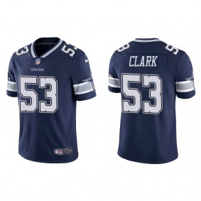 Men's Dallas Cowboys Damone Clark Navy Vapor Limited Jersey