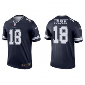 Men's Dallas Cowboys Jalen Tolbert Navy Legend Jersey