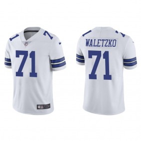 Men's Dallas Cowboys Matt Waletzko White Vapor Limited Jersey