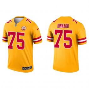 Men's Kansas City Chiefs Darian Kinnard Yellow Inverted Legend Jersey