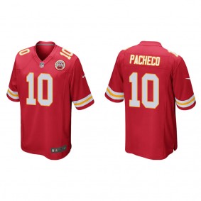 Men's Kansas City Chiefs Isaih Pacheco Red Game Jersey