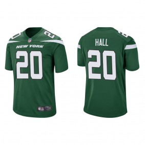 Men's New York Jets Breece Hall Green Game Jersey