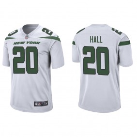 Men's New York Jets Breece Hall White Game Jersey