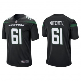 Men's New York Jets Max Mitchell Black Game Jersey