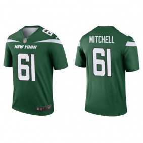 Men's New York Jets Max Mitchell Green Legend Jersey