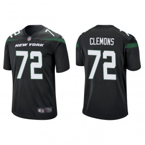 Men's New York Jets Micheal Clemons Black Game Jersey