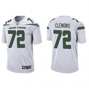 Men's New York Jets Micheal Clemons White Game Jersey