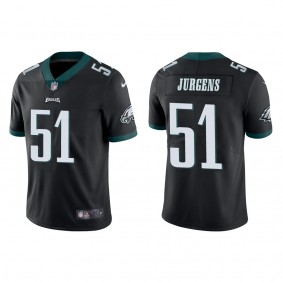 Men's Philadelphia Eagles Cam Jurgens Black Vapor Limited Jersey