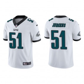 Men's Philadelphia Eagles Cam Jurgens White Vapor Limited Jersey