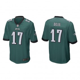 Men's Philadelphia Eagles Nakobe Dean Green Game Jersey