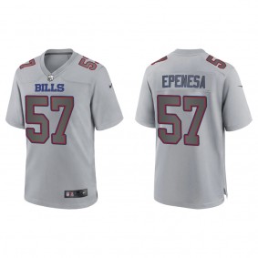 Men's A.J. Epenesa Buffalo Bills Gray Atmosphere Fashion Game Jersey