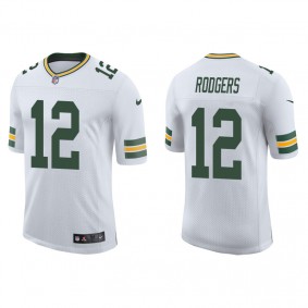 Men's Green Bay Packers Aaron Rodgers White Vapor Limited Jersey