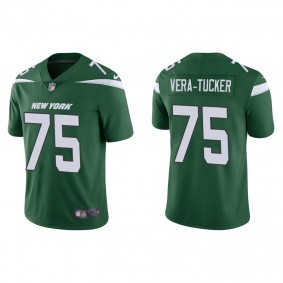 Men's New York Jets Alijah Vera-Tucker Green Vapor Limited Jersey