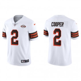 Men's Cleveland Browns Amari Cooper White 1946 Collection Limited Jersey