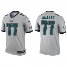 Men's Philadelphia Eagles Andre Dillard Silver Inverted Legend Jersey